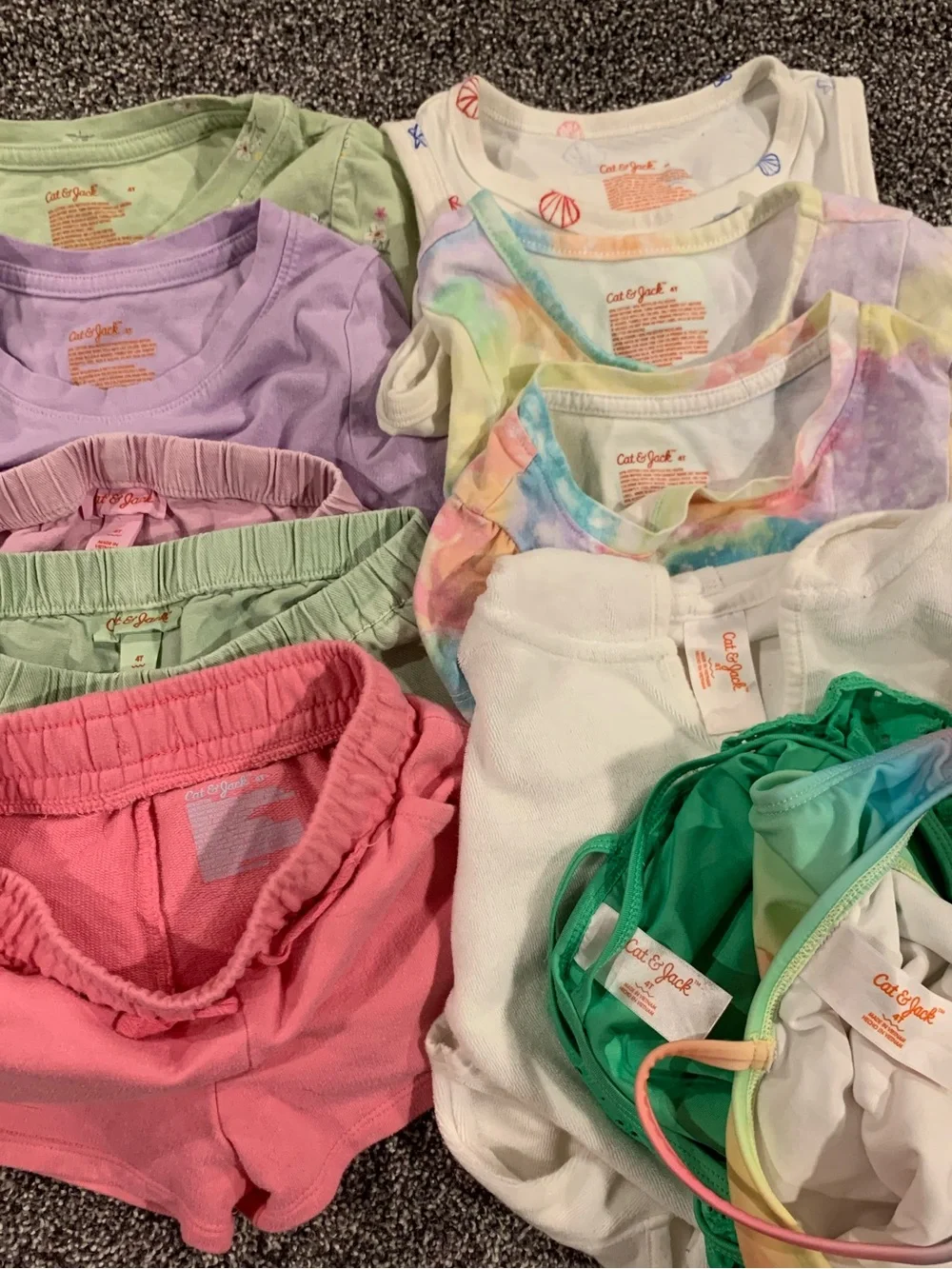Cat & Jack 4T Girls Bundle (11 items)